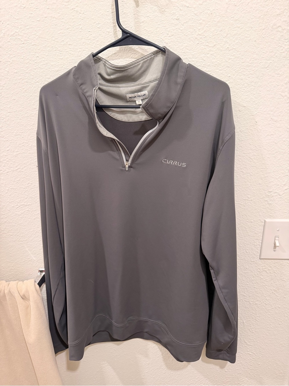 Cirrus Gray Quarter-Zip Pullover
